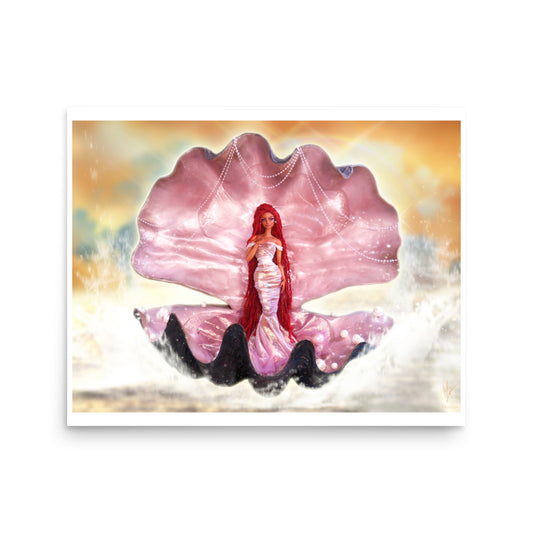 The Birth of The Little Mermaid Print