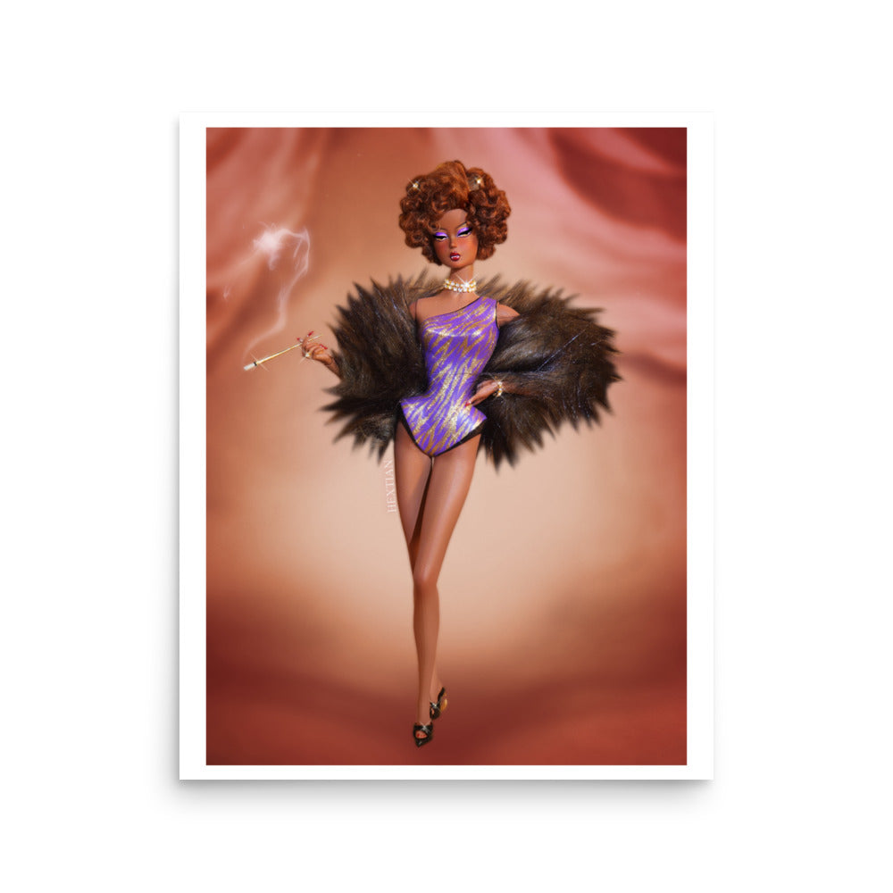 Clawrdeen Wolf "Swimming in Diamonds" Print